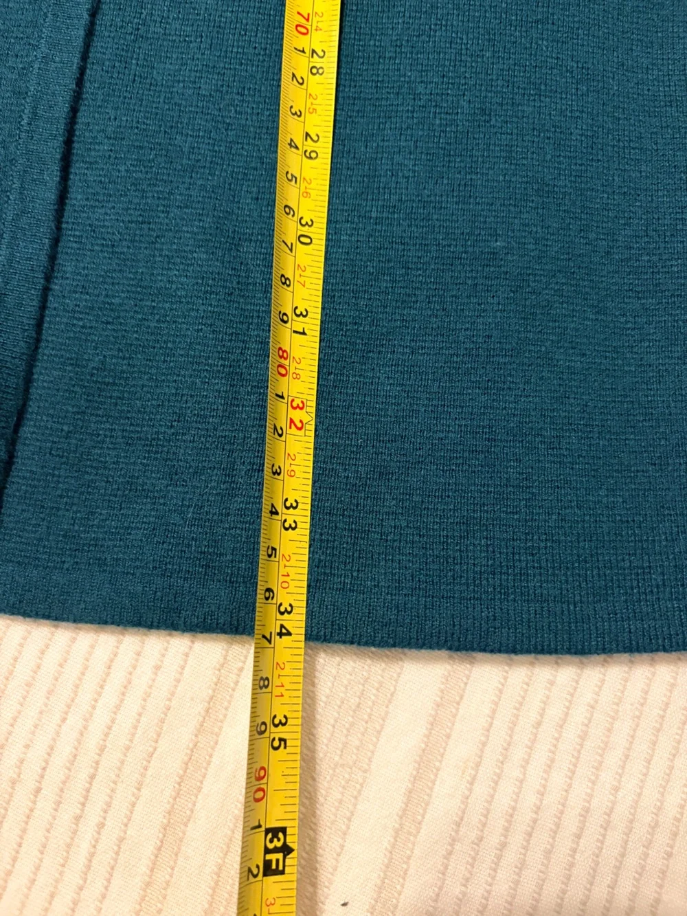 J.Crew Teal Open Front Long Cardigan Sweater Merino Wool Blend Large